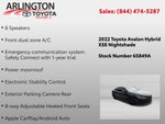 2022 Toyota Avalon Hybrid XSE