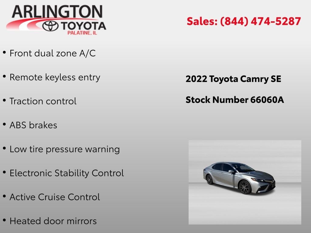 2022 Toyota Camry SE