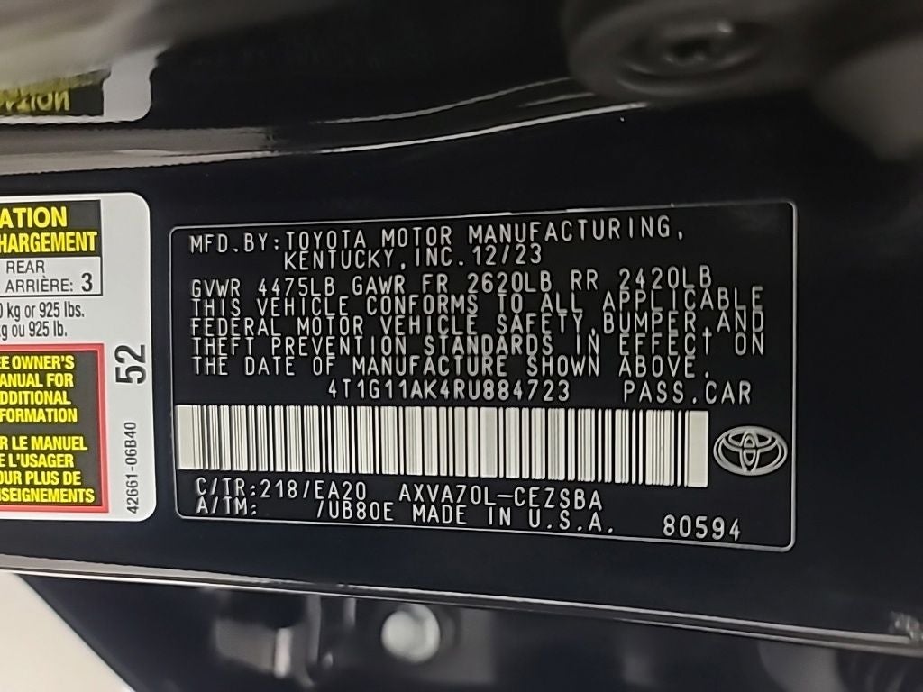 2024 Toyota Camry SE