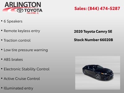 2020 Toyota Camry SE