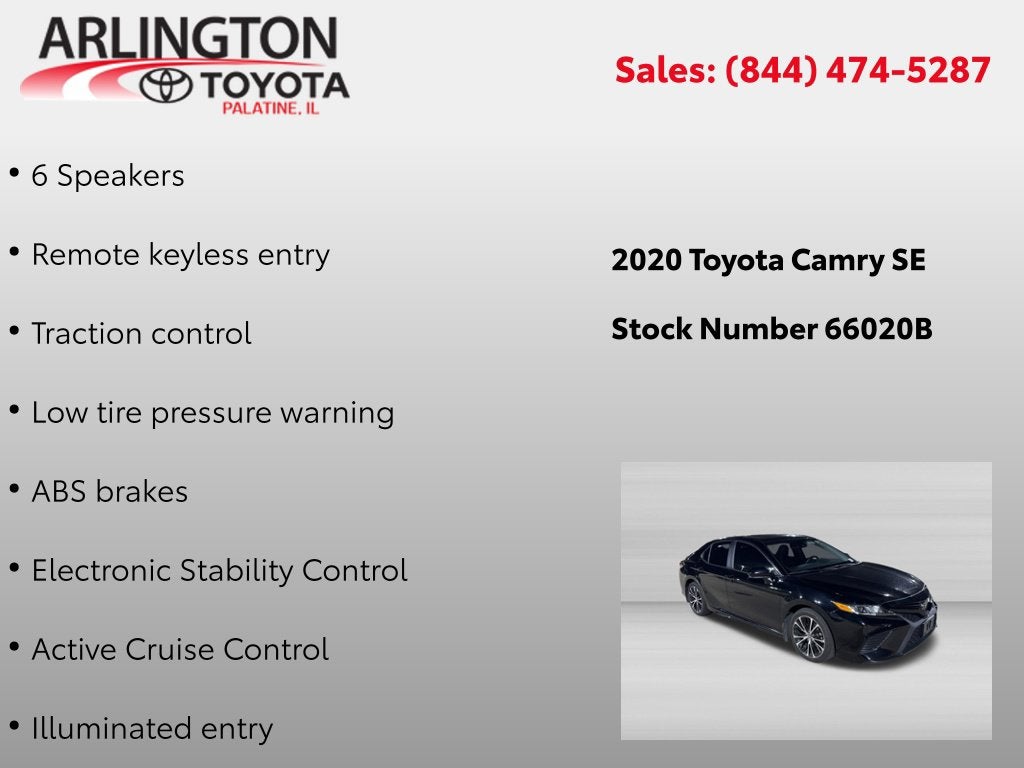 2020 Toyota Camry SE