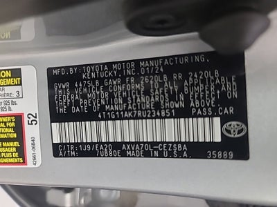 2024 Toyota Camry SE
