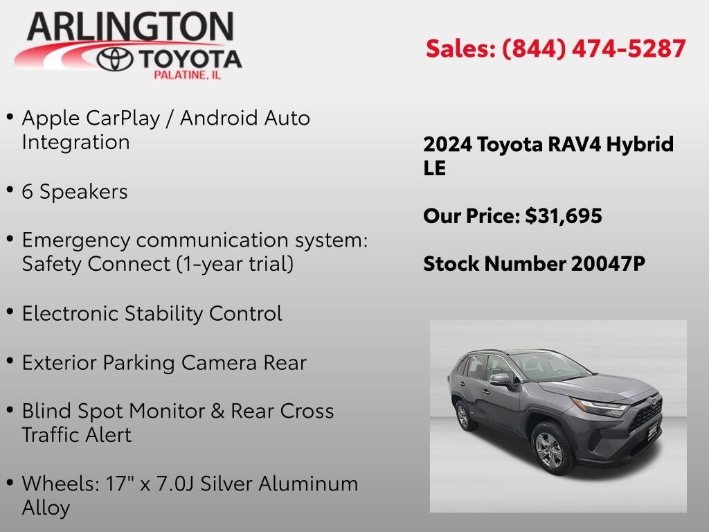 2024 Toyota RAV4 HYBRID LE
