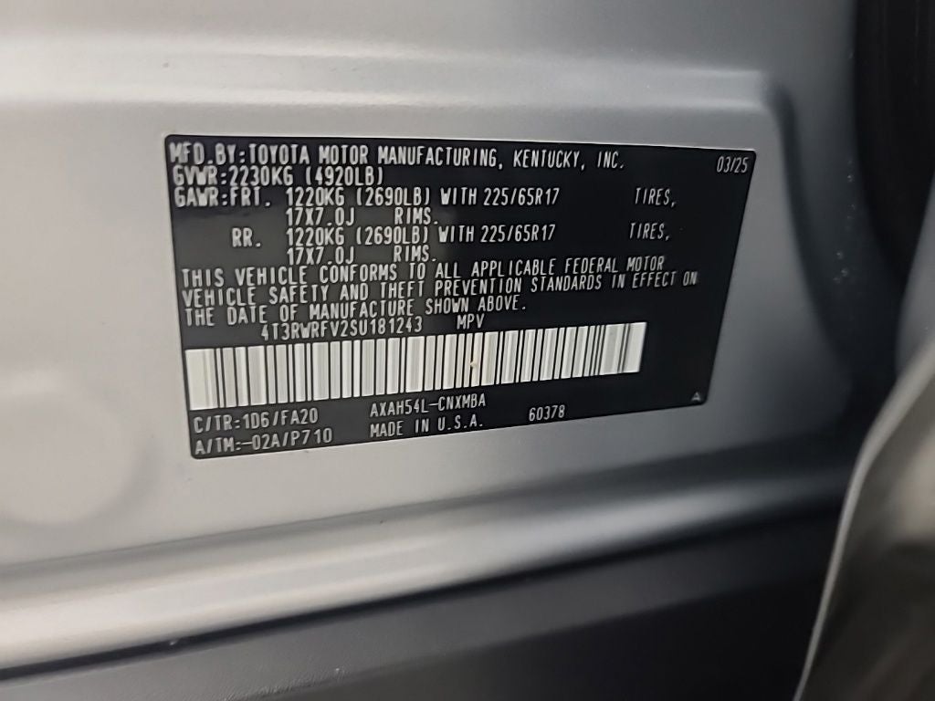 2025 Toyota RAV4 Hybrid XLE