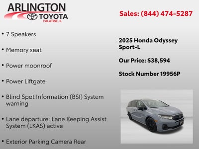 2025 Honda Odyssey Sport-L