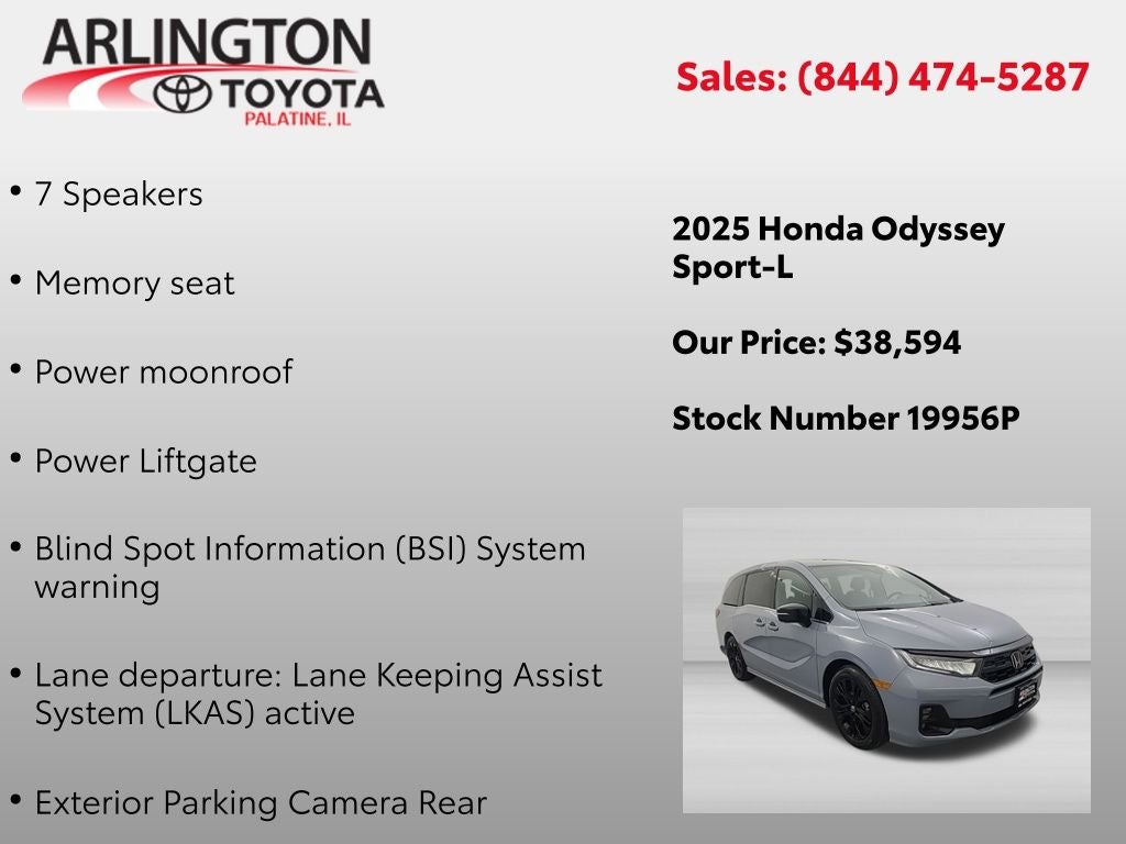 2025 Honda Odyssey Sport-L