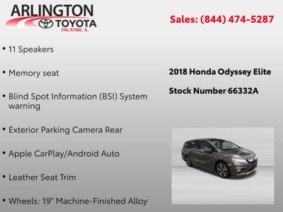 2018 Honda Odyssey Elite