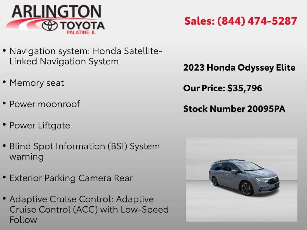 2023 Honda Odyssey Elite