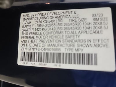 2023 Honda Passport Elite