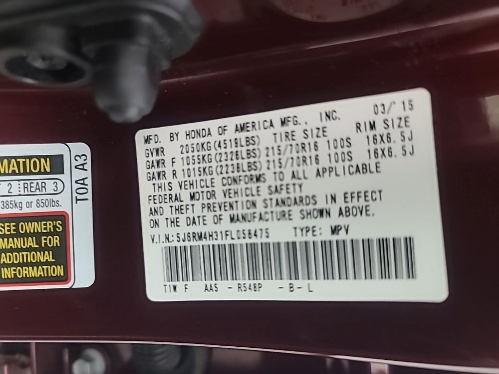 2015 Honda CR-V LX