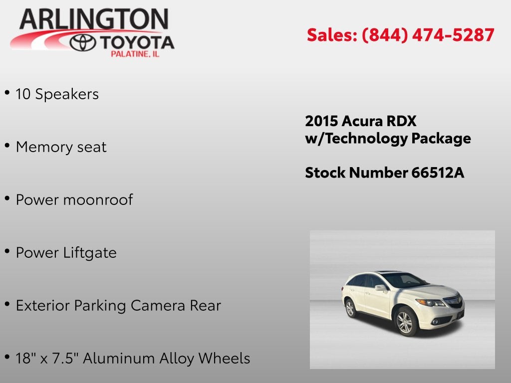 2015 Acura RDX Technology Package