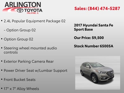 2017 Hyundai Santa Fe Sport 2.4 Base