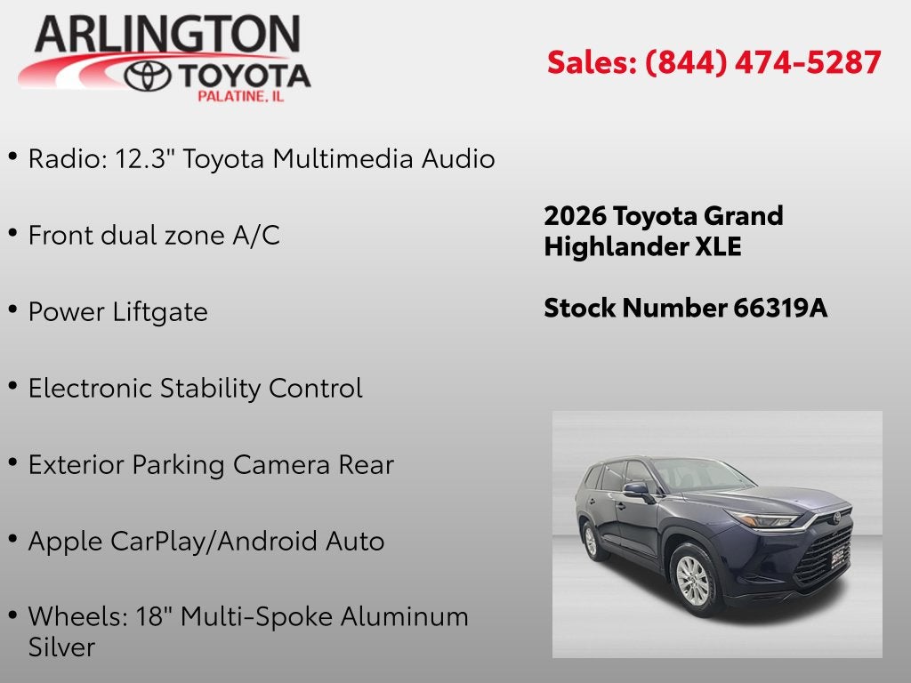 2026 Toyota Grand Highlander XLE