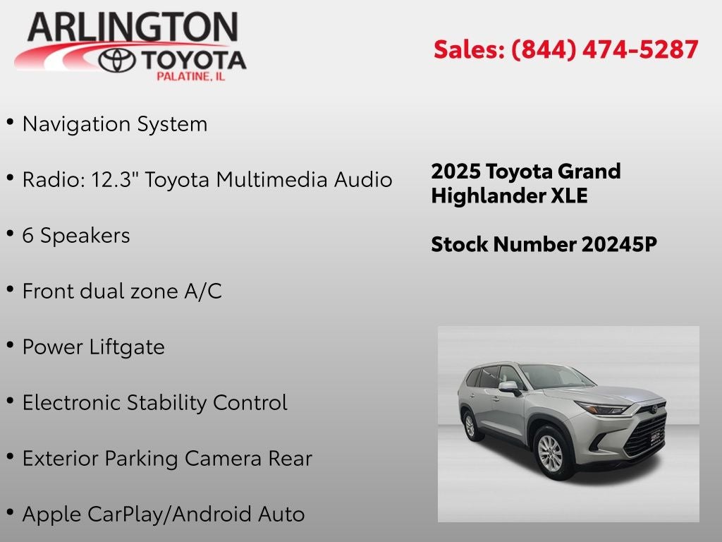 2025 Toyota Grand Highlander XLE