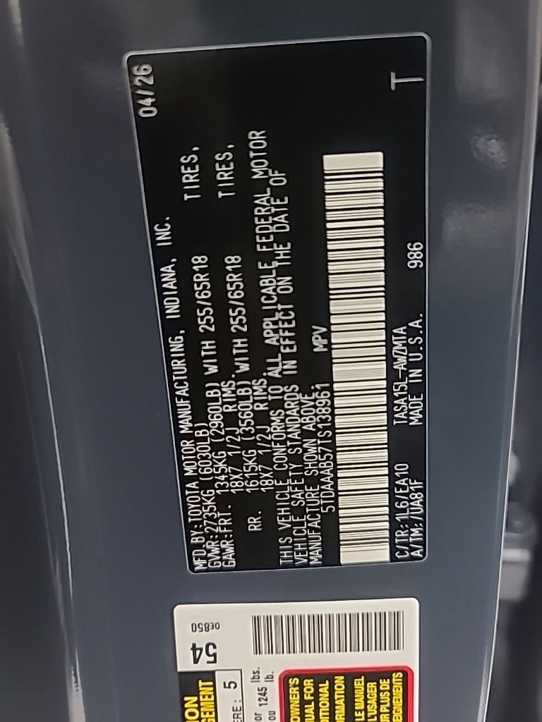 2026 Toyota Grand Highlander XLE