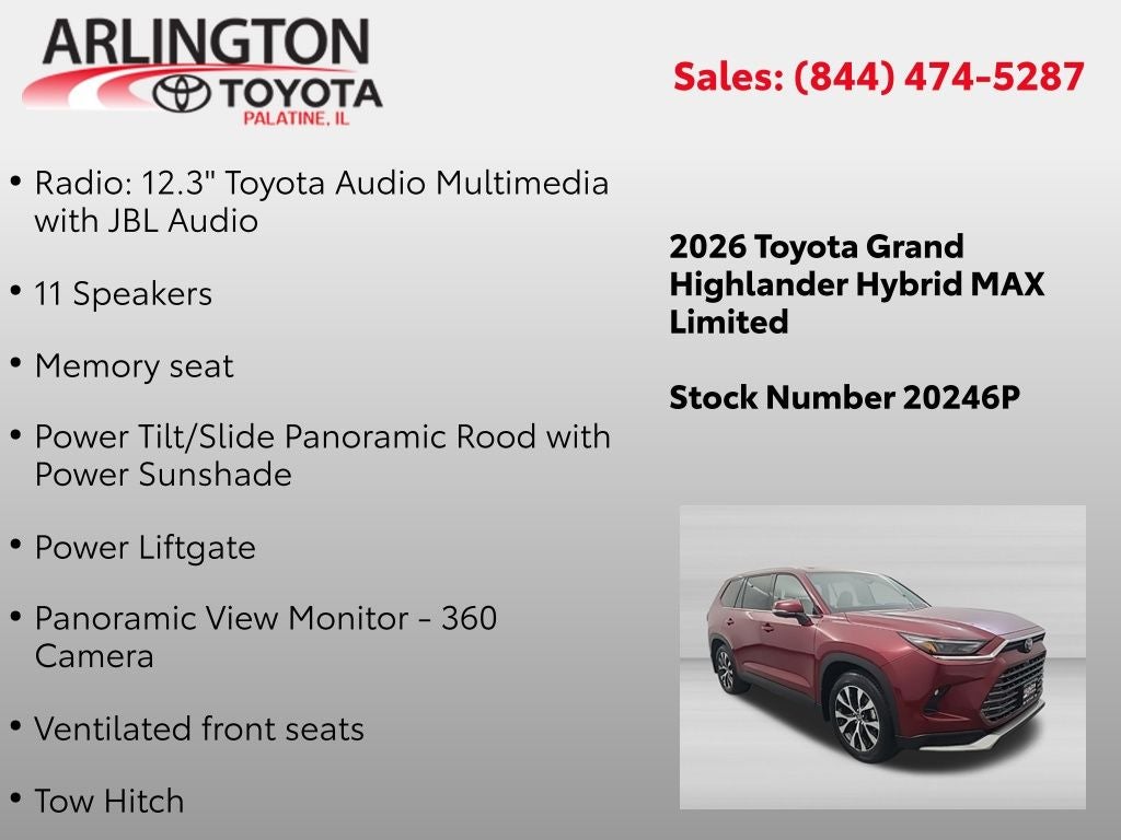 2026 Toyota Grand Highlander Hybrid MAX Limited