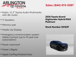 2026 Toyota Grand Highlander Hybrid MAX Platinum
