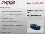 2015 Toyota Highlander LE Plus V6