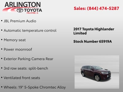 2017 Toyota Highlander Hybrid Limited