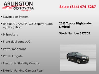 2013 Toyota Highlander Limited