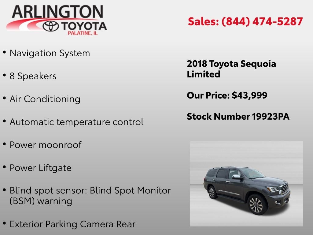 2018 Toyota Sequoia Limited