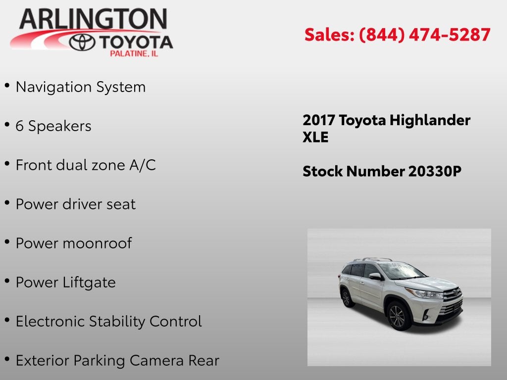 2017 Toyota Highlander XLE