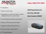 2025 Toyota SIENNA LE LE 8 Passenger