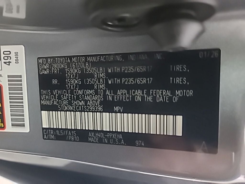 2026 Toyota Sienna LE 8 Passenger