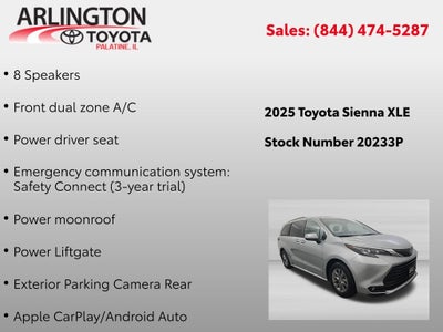 2025 Toyota Sienna XLE 8 Passenger