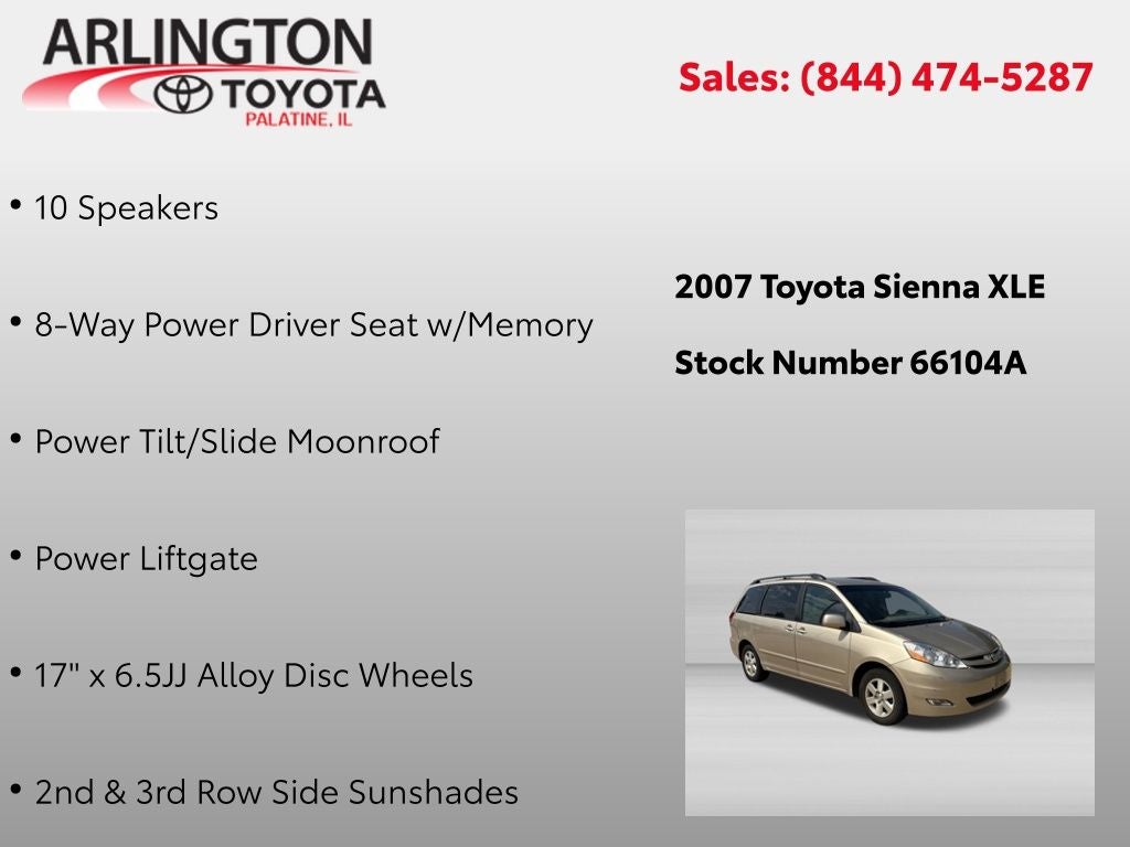 2007 Toyota SIENNA XLE