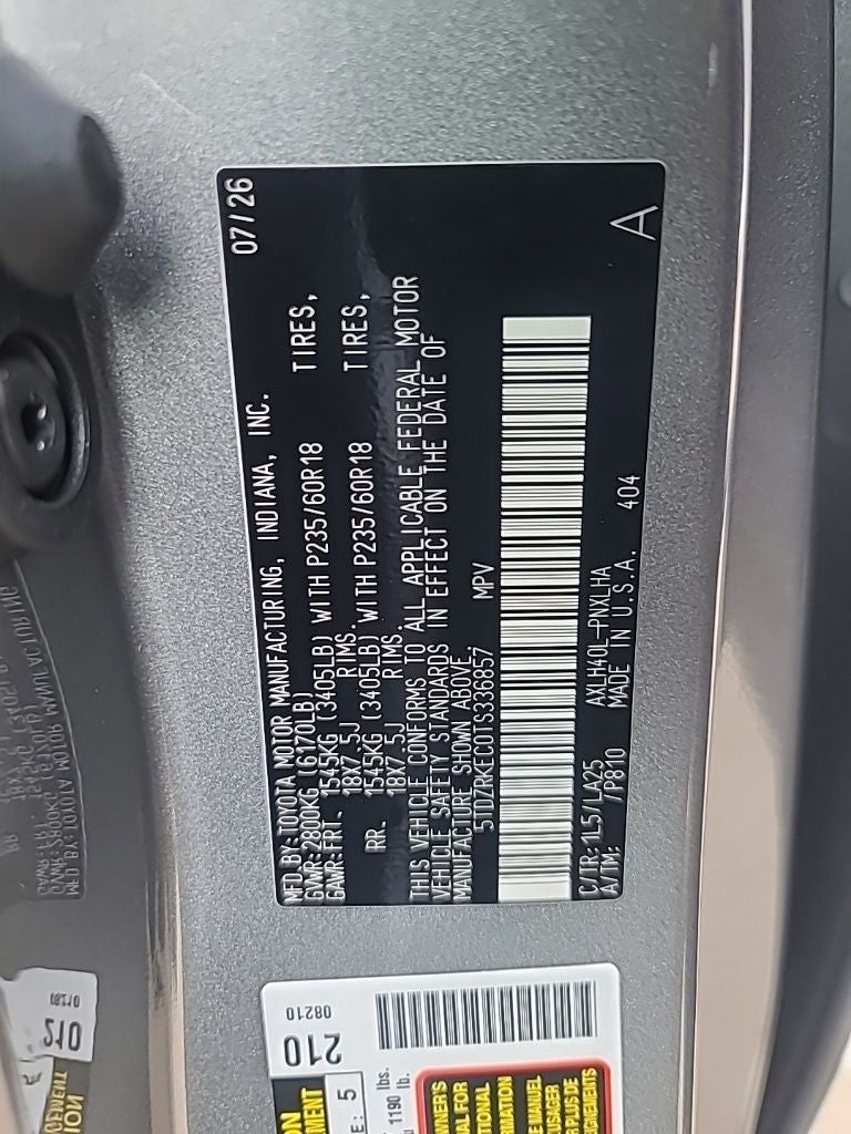 2026 Toyota Sienna Limited