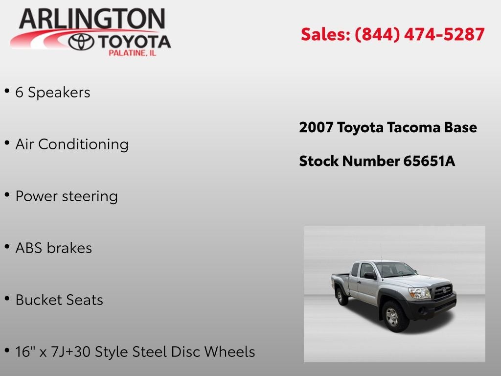 2007 Toyota TACOMA Base V6
