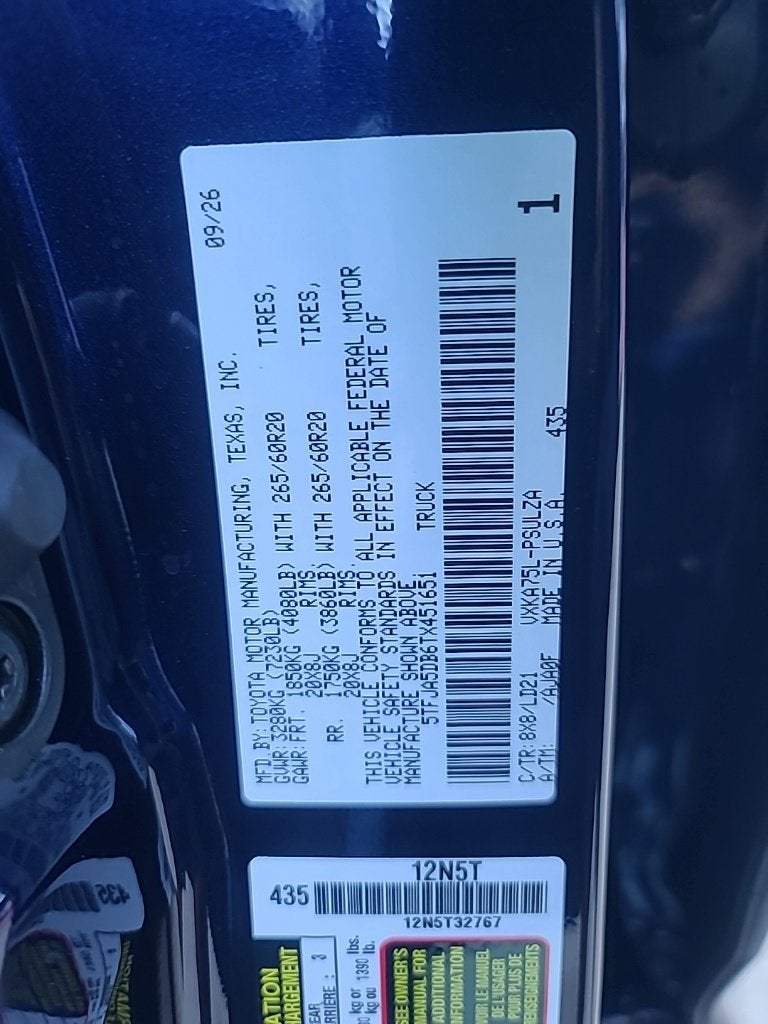 2026 Toyota Tundra Limited