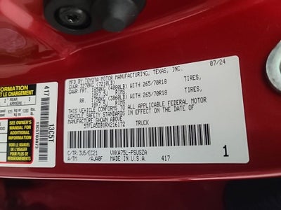 2024 Toyota Tundra SR5 Premium Package