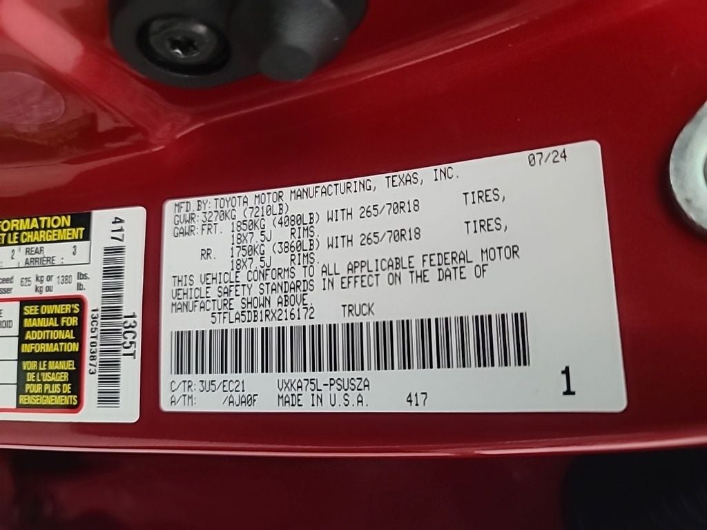 2024 Toyota Tundra SR5 Premium Package