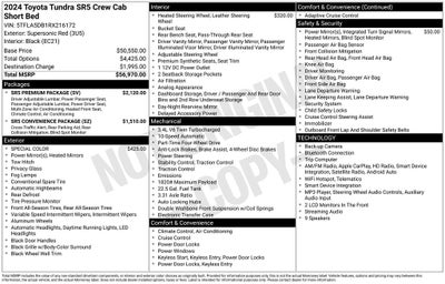 2024 Toyota Tundra SR5 Premium Package