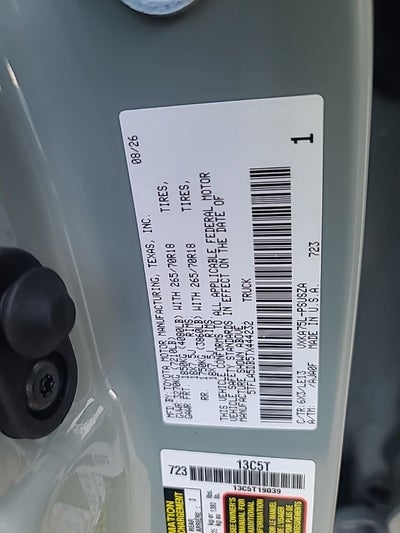 2026 Toyota Tundra SR5