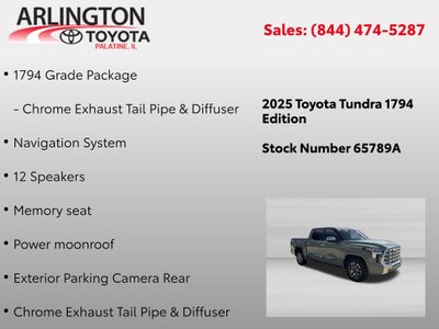2025 Toyota Tundra 1794