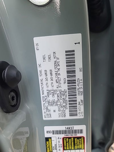2026 Toyota Tundra 1794 Edition