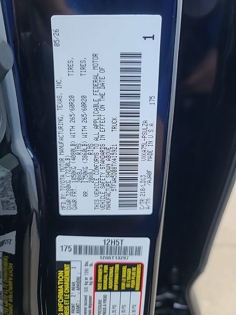 2026 Toyota Tundra Limited