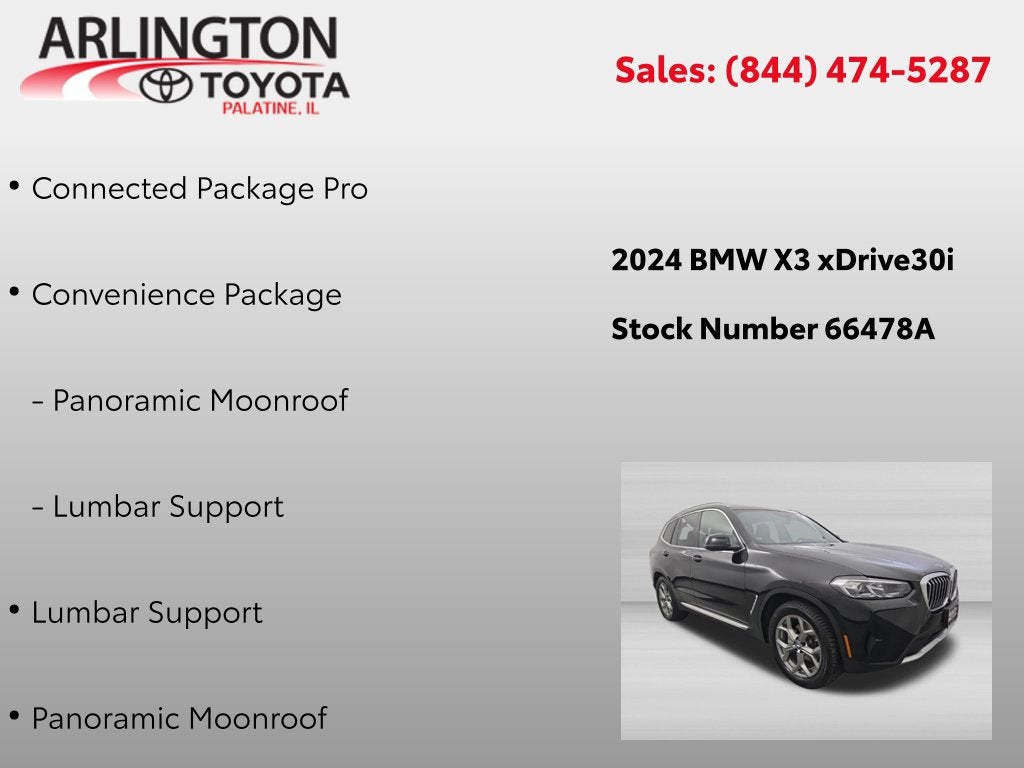 2024 BMW X3 xDrive30i