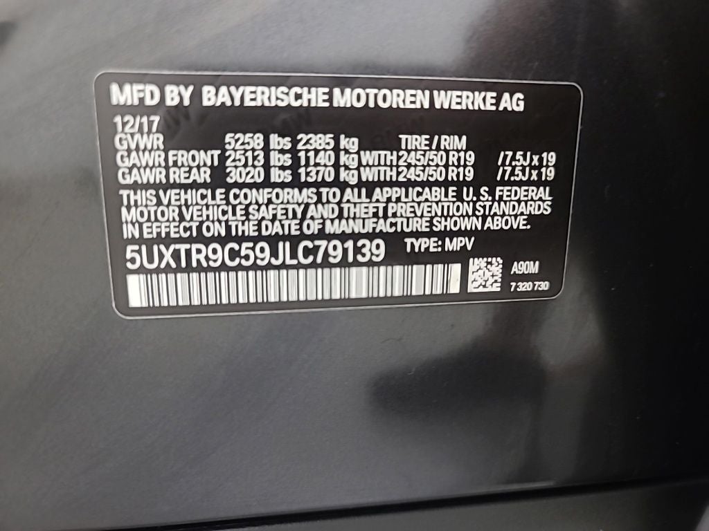 2018 BMW X3 xDrive30i