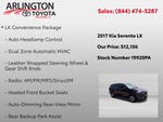 2017 Kia Sorento LX