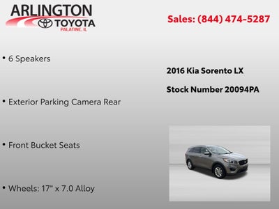2016 Kia Sorento LX
