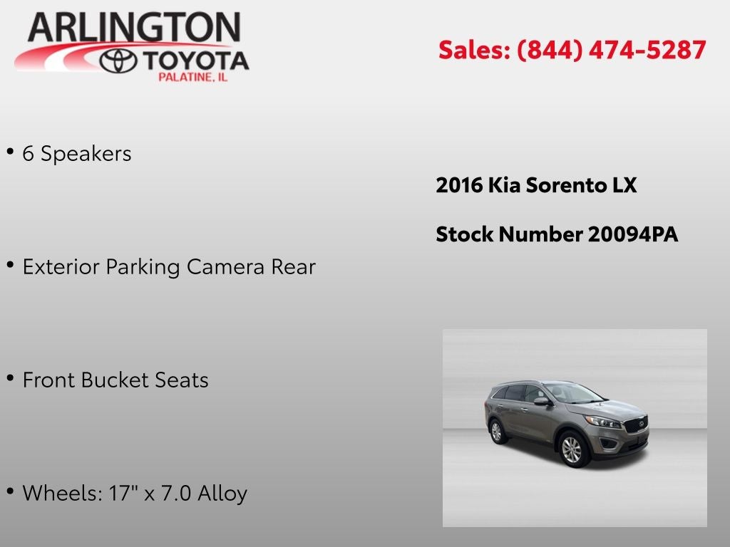 2016 Kia Sorento LX