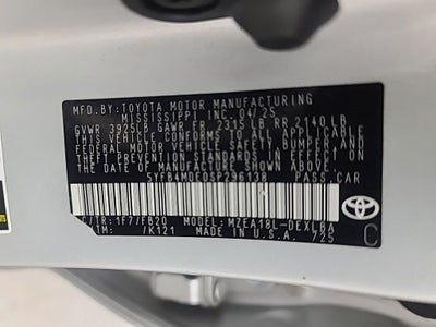 2025 Toyota Corolla LE