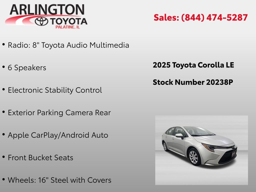 2025 Toyota Corolla LE