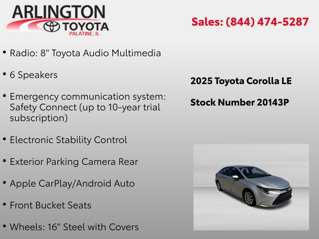 2025 Toyota Corolla LE