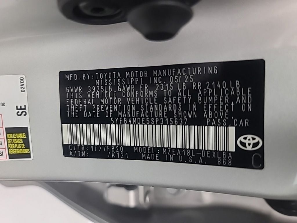 2025 Toyota Corolla LE
