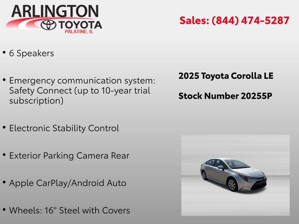 2025 Toyota Corolla LE
